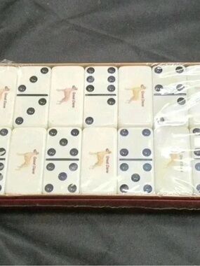 Vintage Puremco Marblelike Great Dane Dominoes